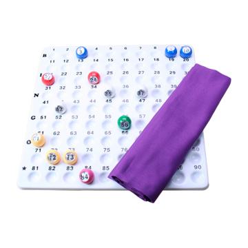 Bingo Balls, Bag & Board Set, 22mm