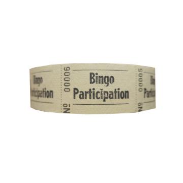 Bingo Participation Roll Tickets