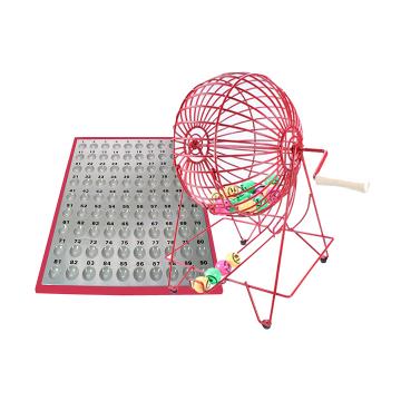 Giant Bingo Cage, Balls & Board