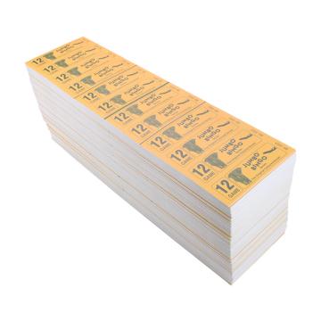 Jumbo Bingo Ticket Booklets, 12 to View, 12 Game