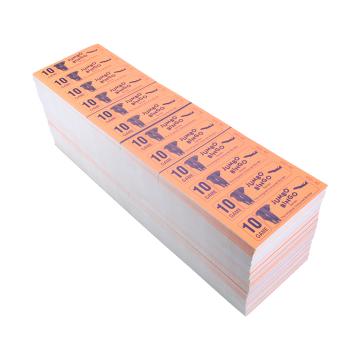 Jumbo Bingo Ticket Booklets, 12 to View, 10 Game