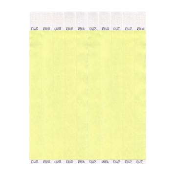 Neon Yellow Tyvek 19mm Wristbands