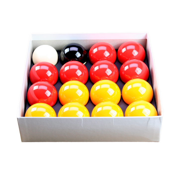 Red & Yellow Standard 2” Ball Set With 2” Cue Ball