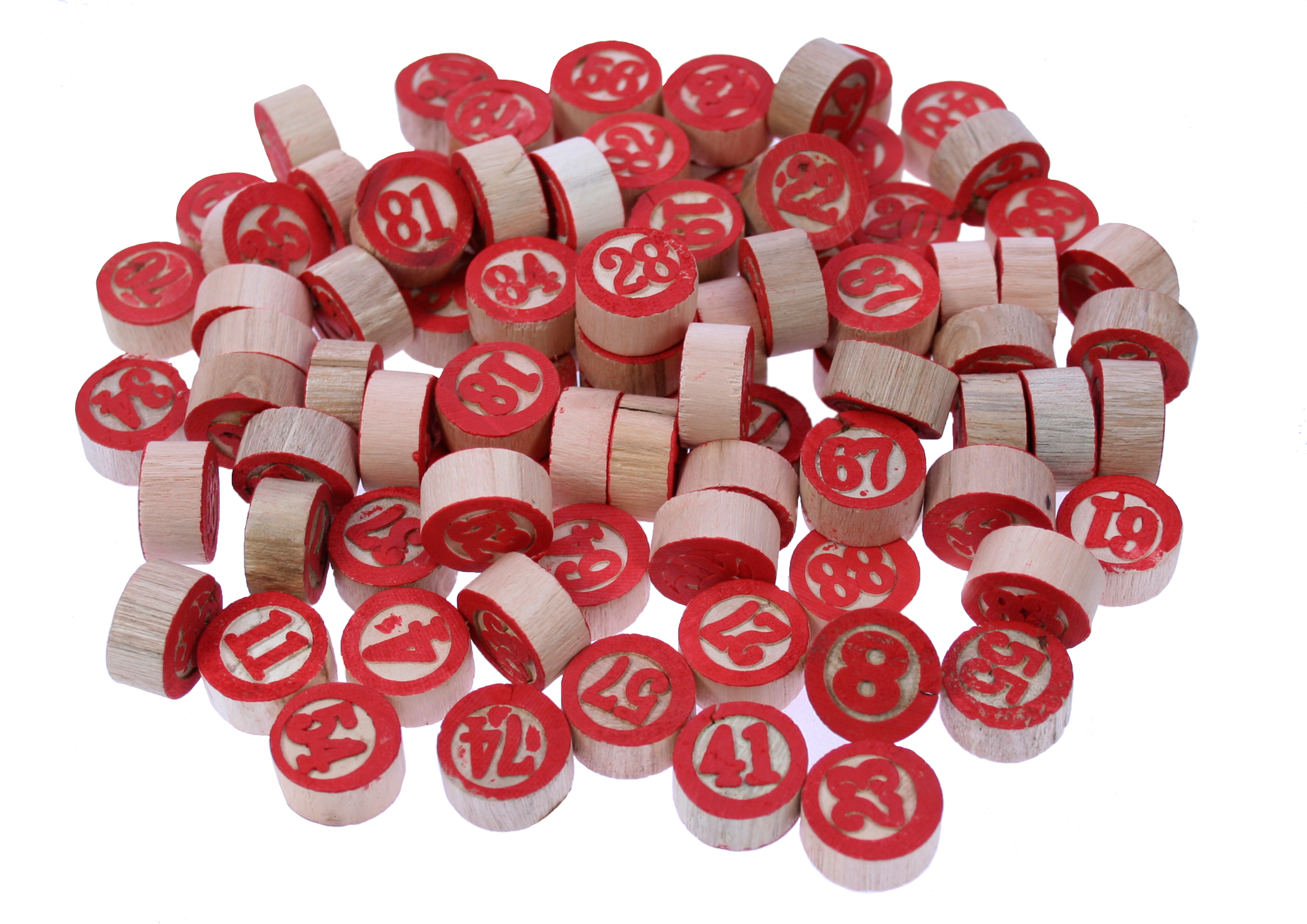 Wooden Bingo Chips