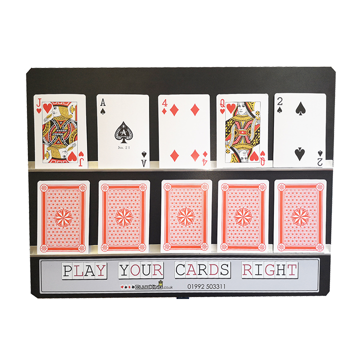 Play Your A5 Cards Right - Model A5DT 5 x 2